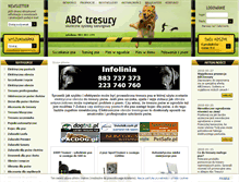 Tablet Screenshot of abctresury.pl